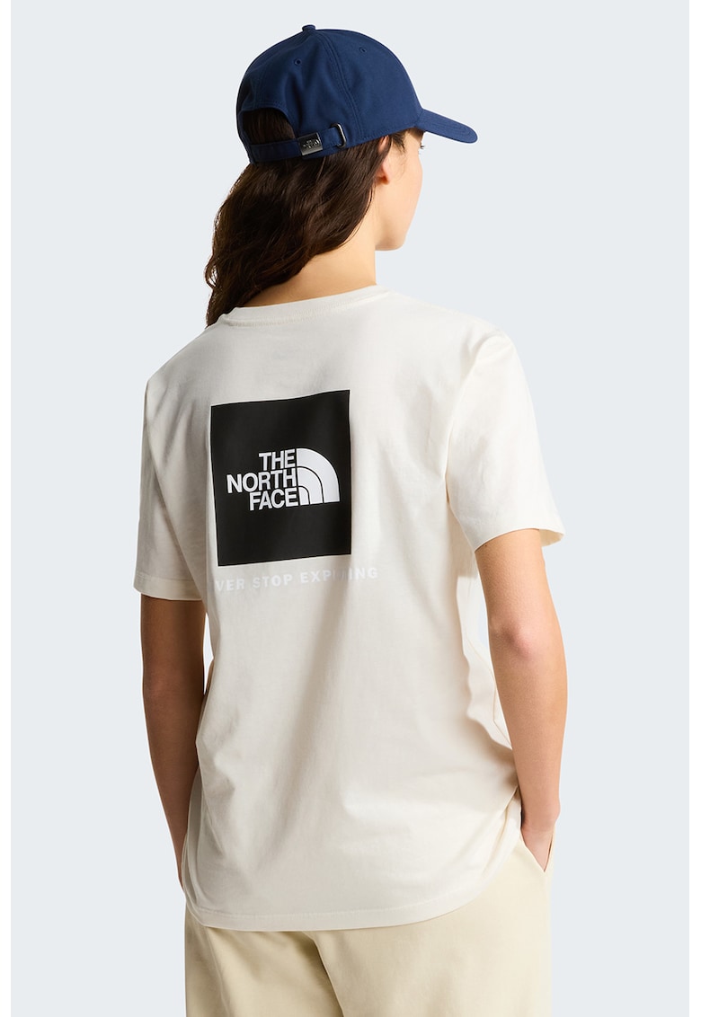 Tricou regular fit cu imprimeu logo pe partea din spate Evolution Box - Alb fildes/Negru