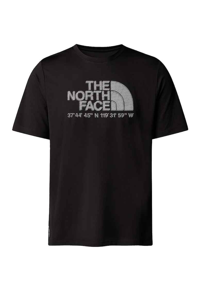 Tricou cu logo pentru antrenament - Negru/Alb murdar