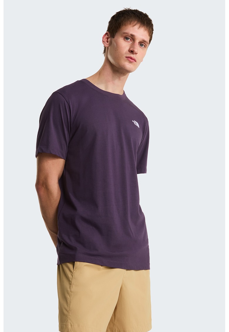 Tricou cu detaliu logo Evolution - Violet