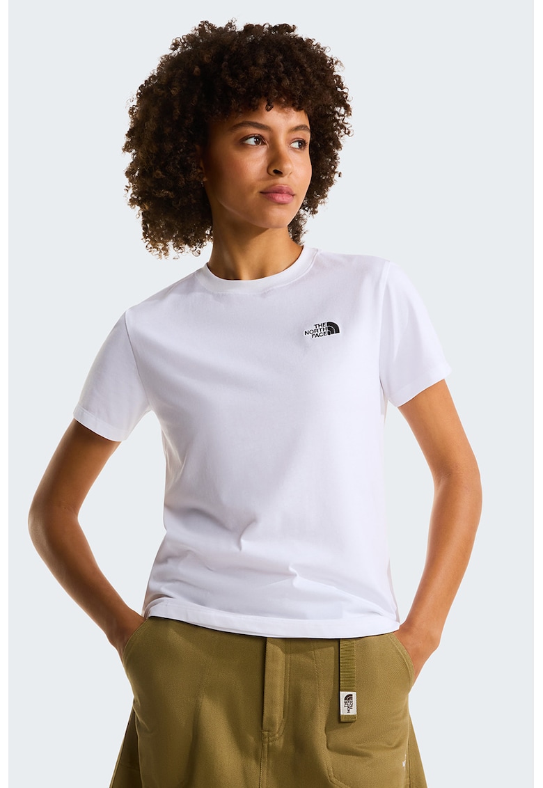Tricou cu logo Evolution Dome - Alb