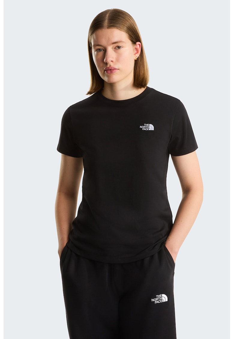 Tricou cu logo Evolution Dome - Negru