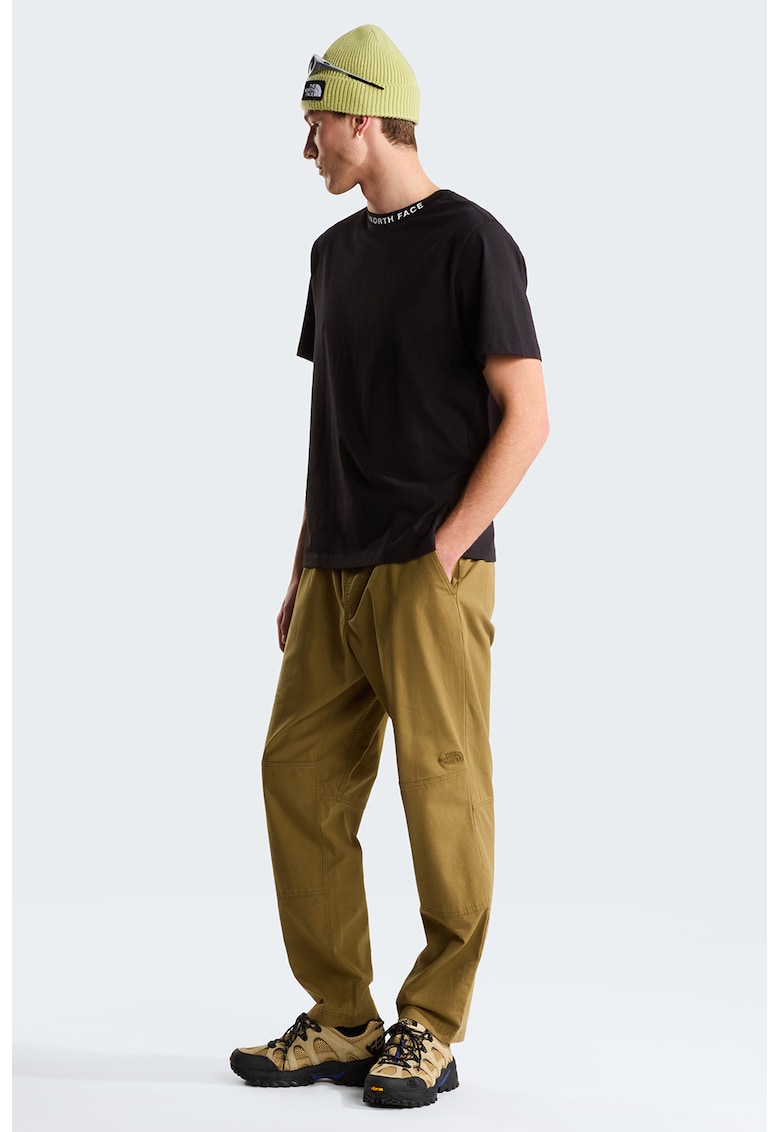 Tricou lejer din bumbac Zumu - Alb/Negru