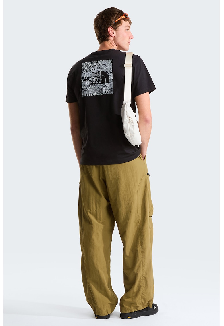 Tricou cu imprimeu Box Celebration - Negru/Gri deschis