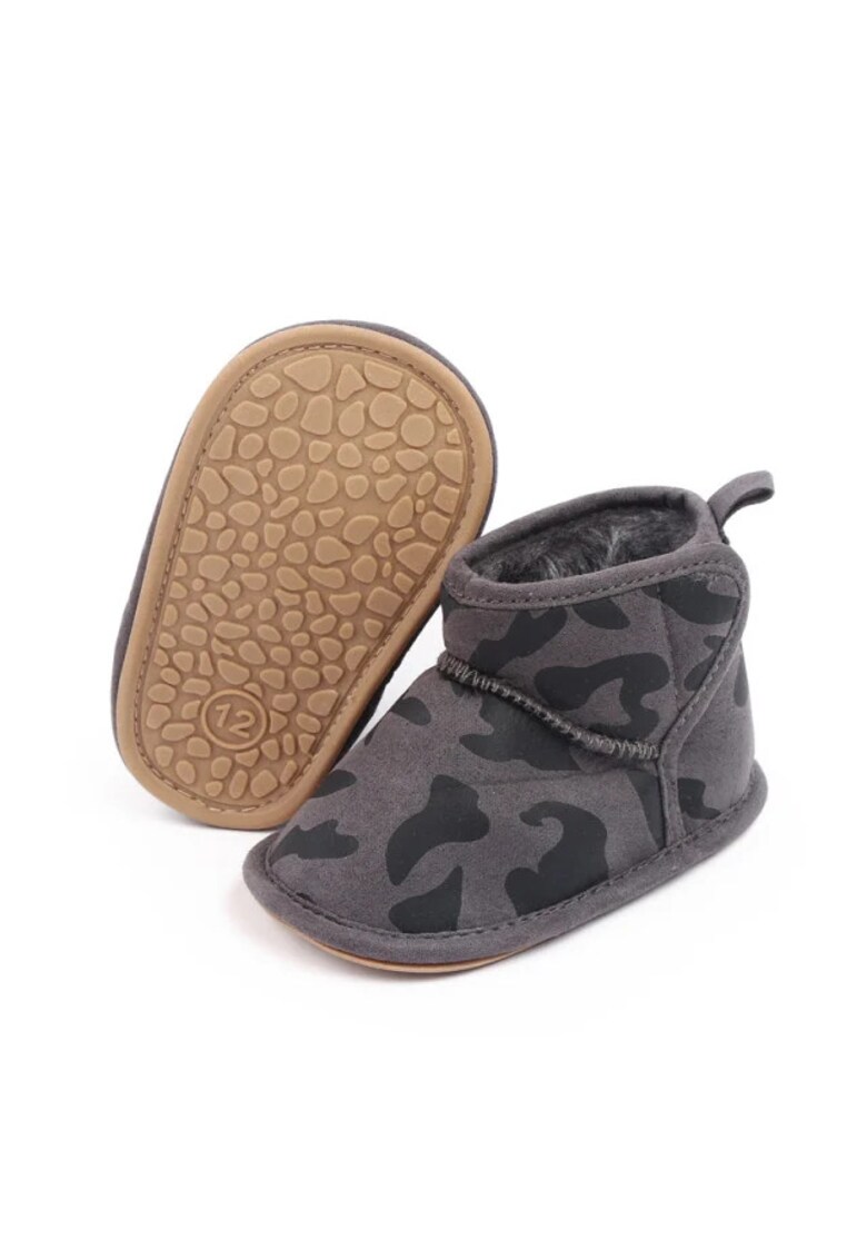 Cizmulite pentru baietei - grey time - Gri