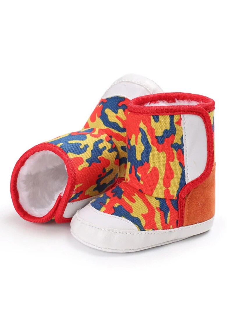Cizmulite pentru baietei - orange army - Multicolor