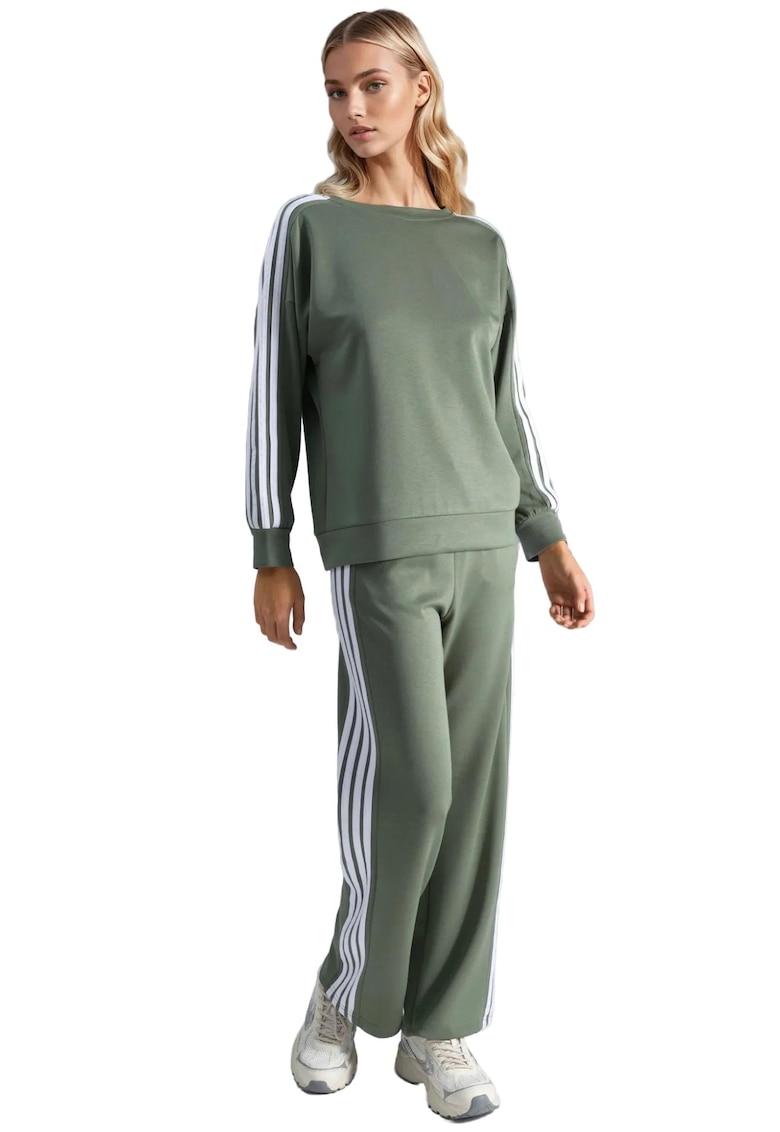 Trening dama - tricot - verde/alb -