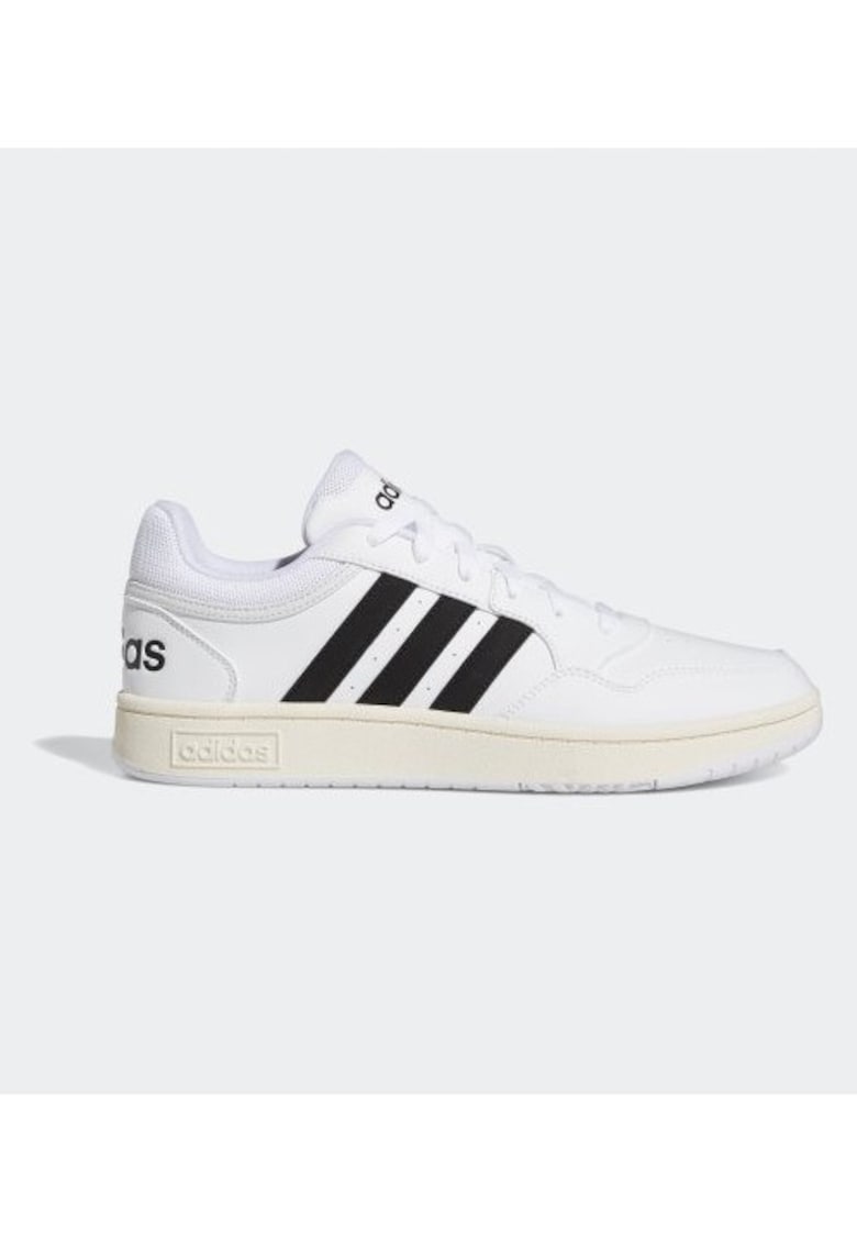 Pantofi sport cu logo si detalii perforate Hoops -