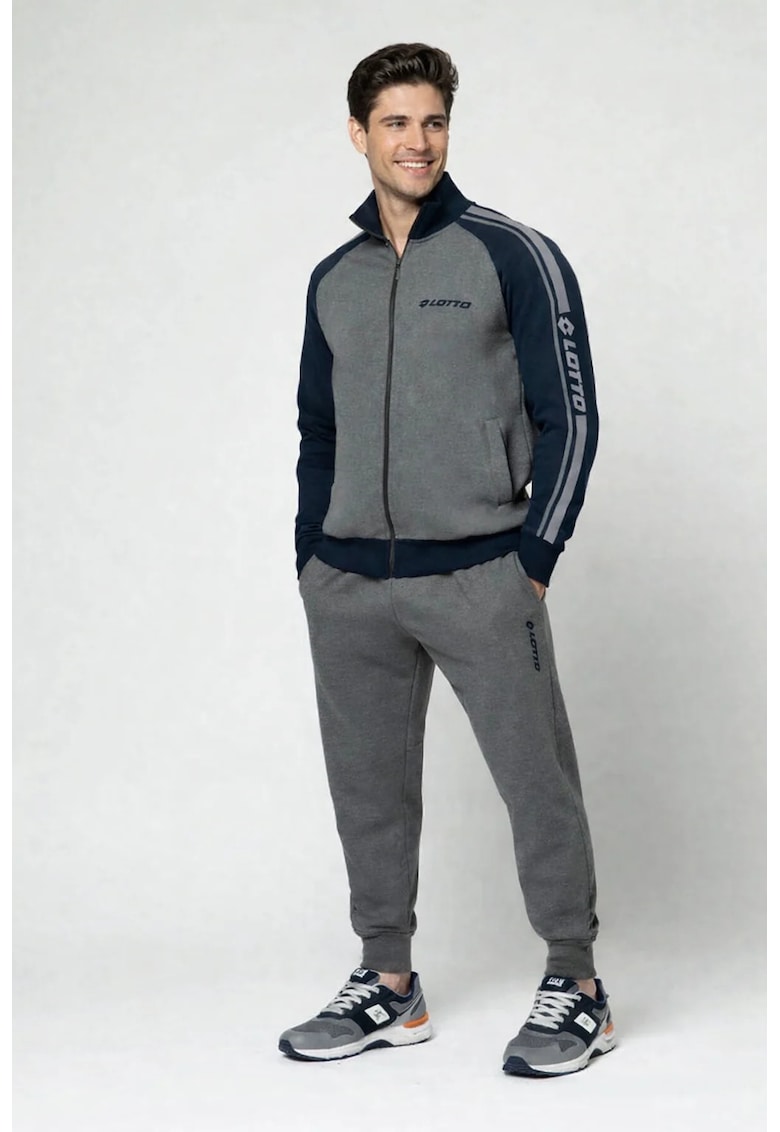 Trening barbati LA2036 - set bluza cu fermoar si pantaloni - regular fit XL INTL Gri