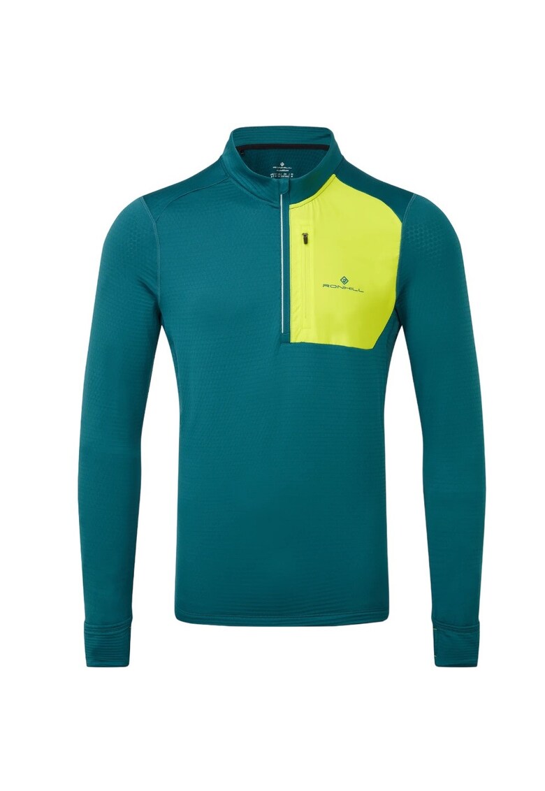 Bluza alergare barbati Tech Winter 1/2 Zip FW 2024 - Verde