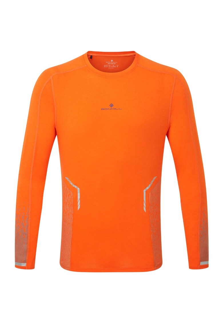 Bluza alergare barbati Tech Reflect FW 2024 - Portocaliu