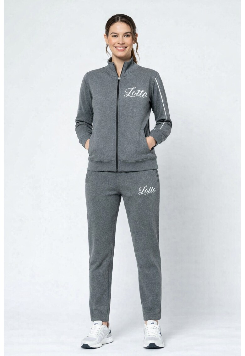 Trening dama LA6077 - set sport cu bluza si pantaloni S INTL Gri