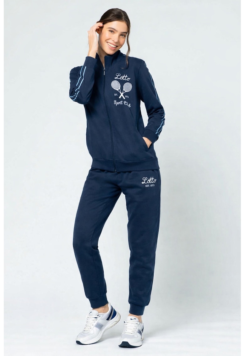 Trening dama LA6078 - set sport cu bluza si pantaloni Albastru - Albastru