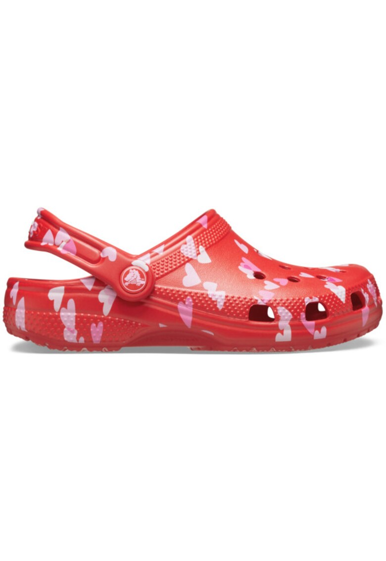 Saboti Classic Valentine's Day Clog Kids - Rosu