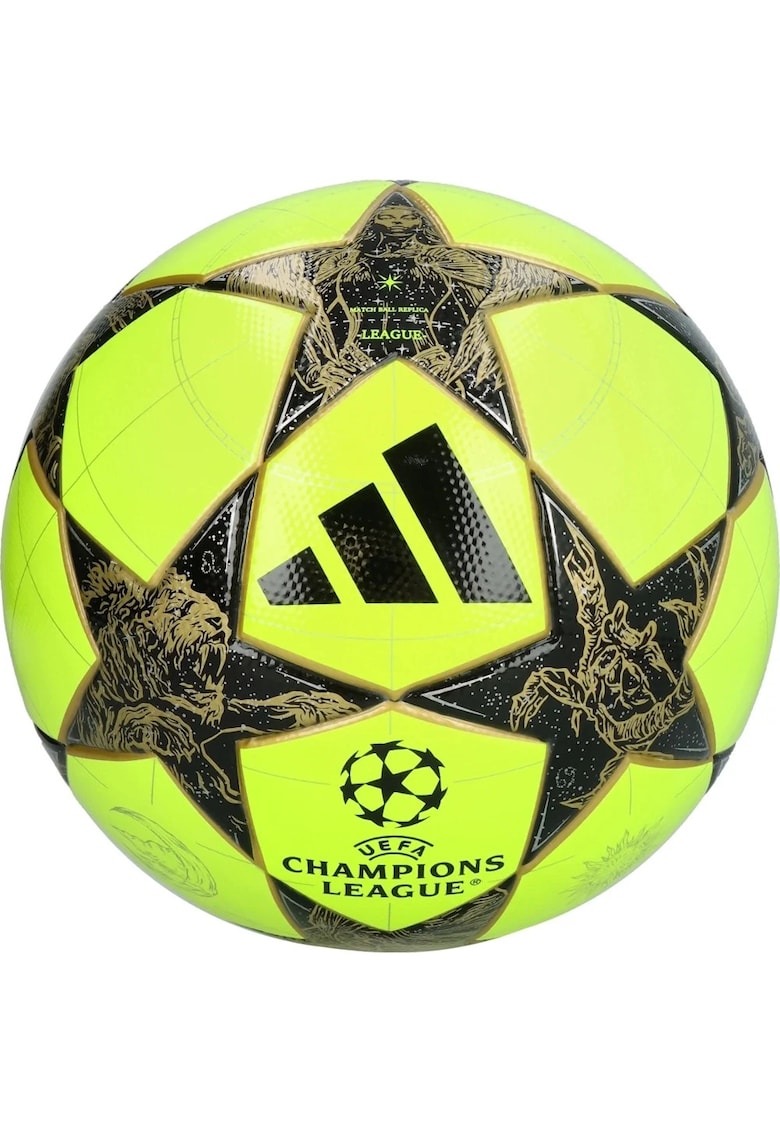 Minge fotbal UCL League 25/26 Winter - Negru/Verde neon