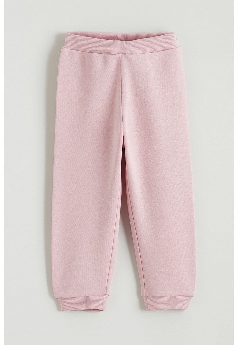 Pantaloni de trening cu croiala conica - Roz