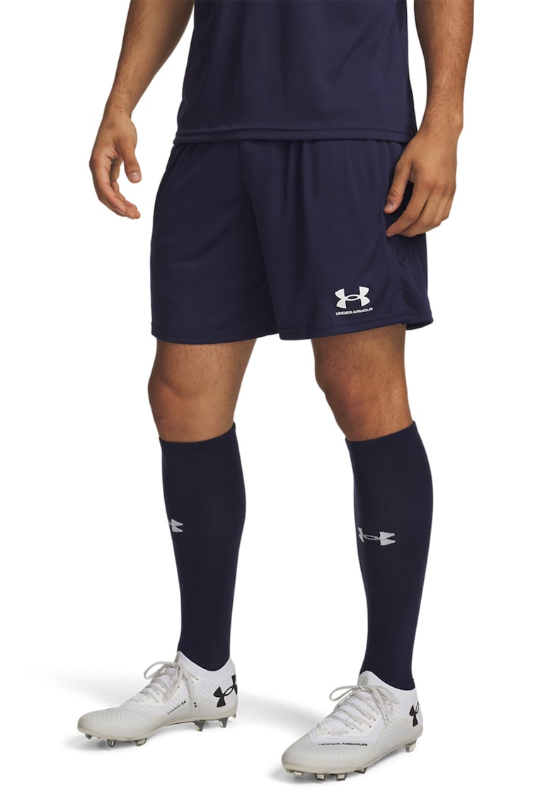 Pantaloni scurti pentru fotbal Chalenger Core - Alb/Albastru ultramarin