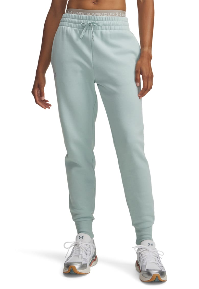 Pantaloni de trening cu talie medie Rival - Alb/Albastru glaciar