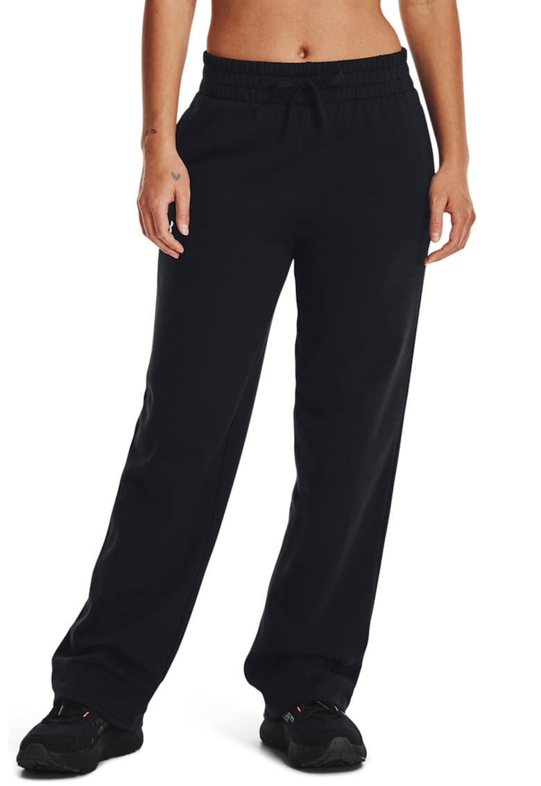 Pantaloni de trening cu croiala regular-fit Rival - Alb/Negru