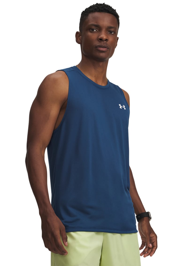 Top pentru antrenament Tech™ - Alb/Albastru inchis