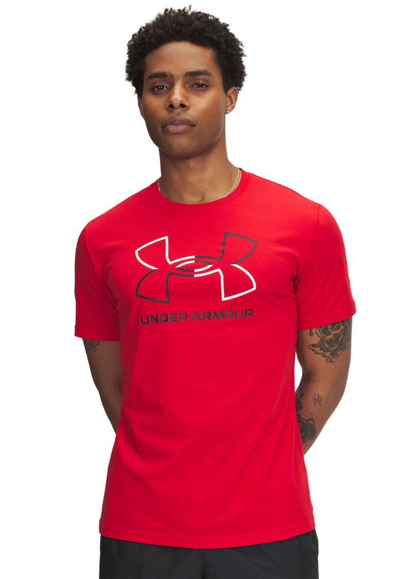Tricou lejer Foundation - Rosu/Alb/Negru