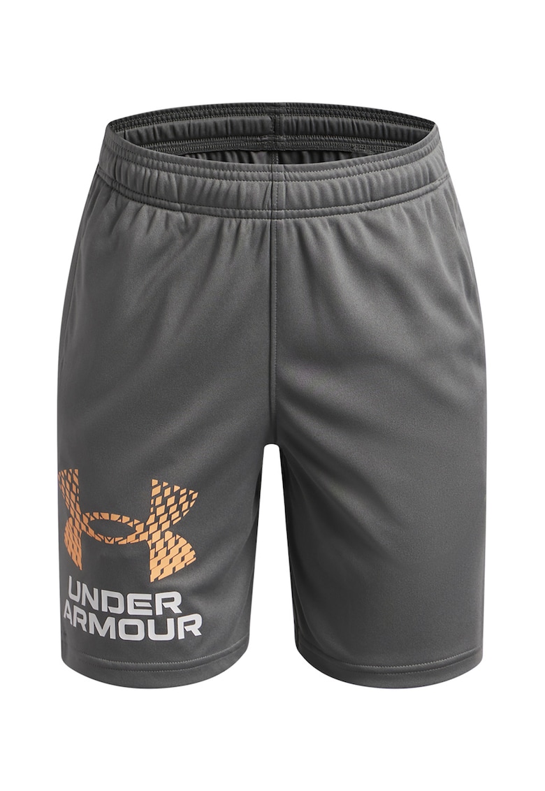 Pantaloni scurti cu logo - pentru antrenament Tech - Gri/Portocaliu pal