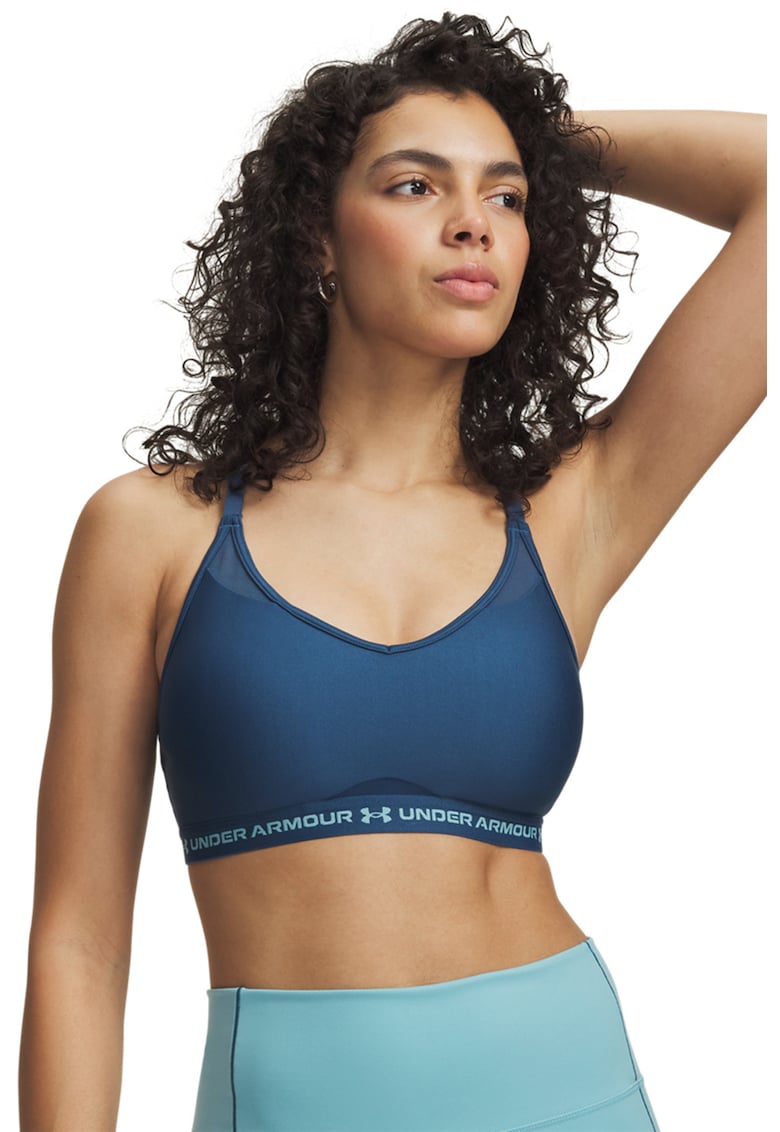 Bustiera crossback cu detalii logo pentru fitness