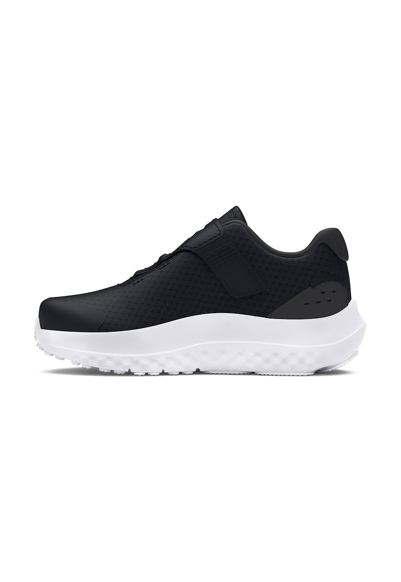 Pantofi Surge 4 cu velcro - pentru alergare - Alb/Negru/Gri antracit