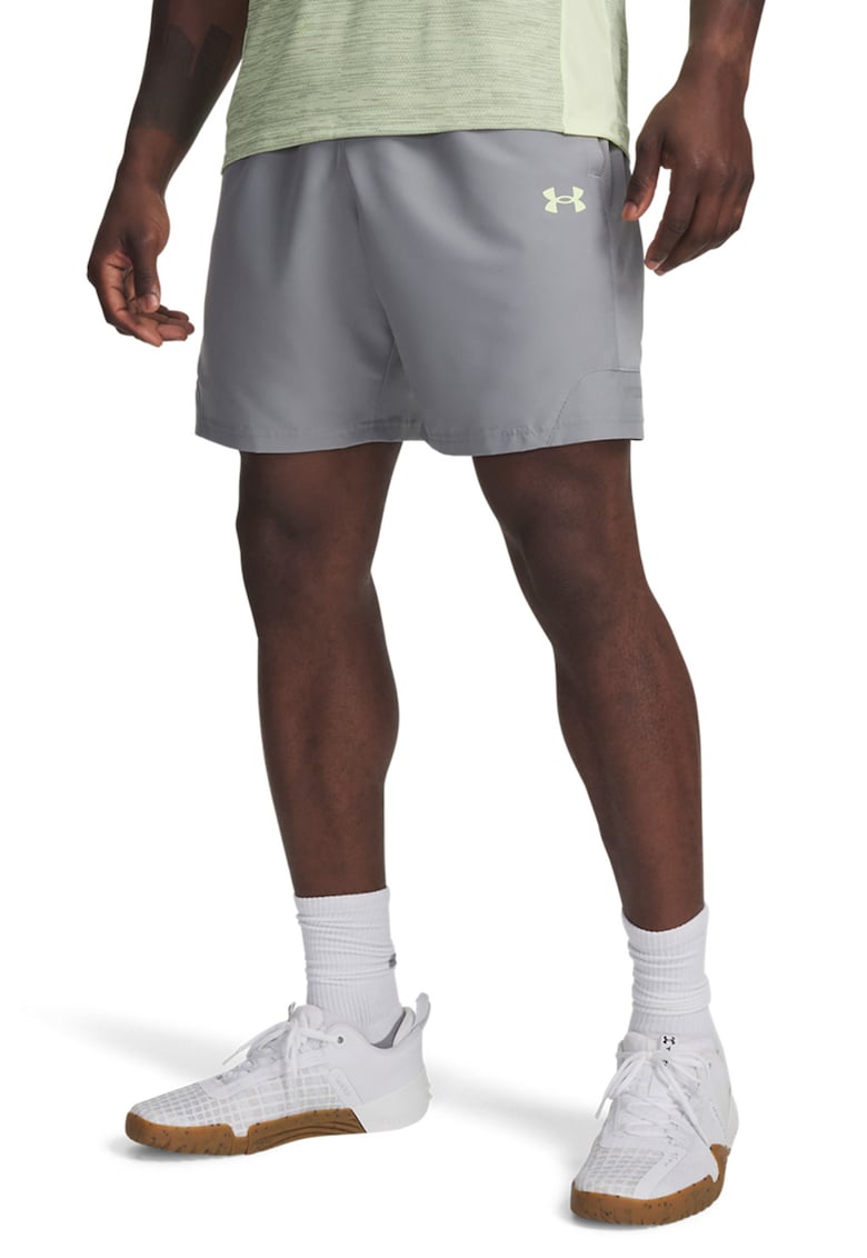 Pantaloni scurti cu croiala lejera si talie elastica - pentru fitness Tech Utility - Gri/Mint