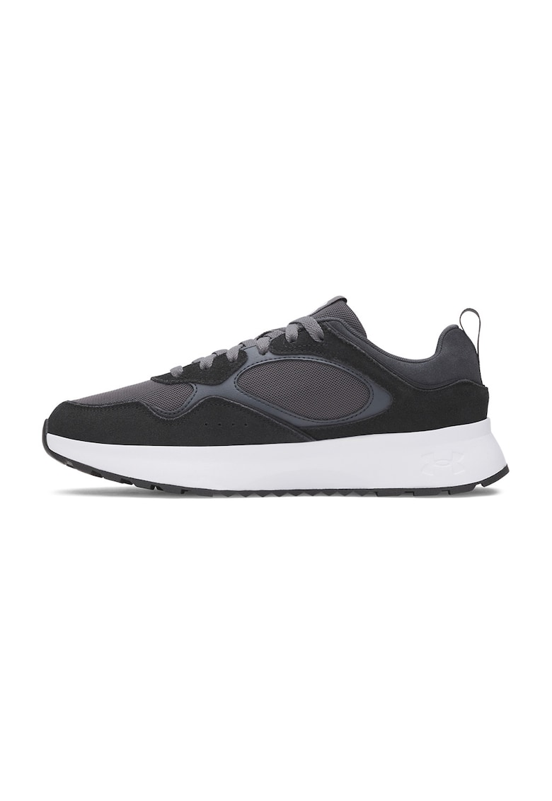 Pantofi sport Mirage cu garnituri din material textil - Negru/Gri antracit