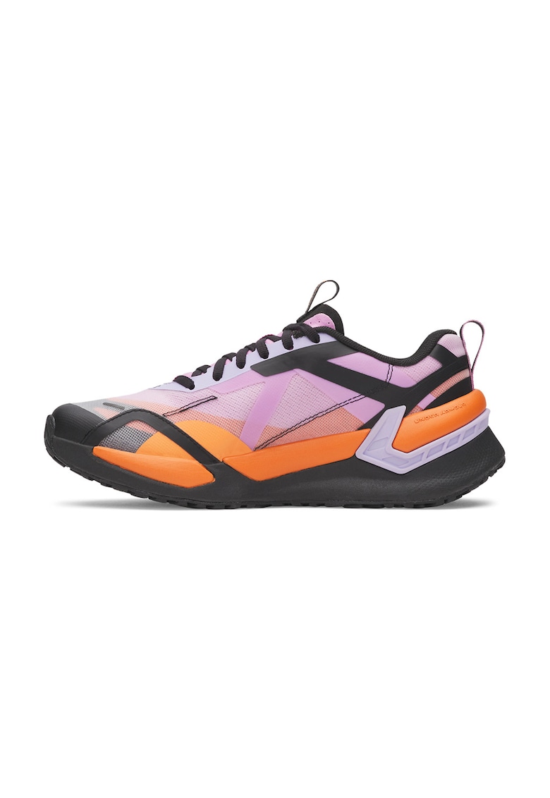 Pantofi sport din piele ecologica cu garnituri din material texti W Reign XT - Negru/Portocaliu/Lila