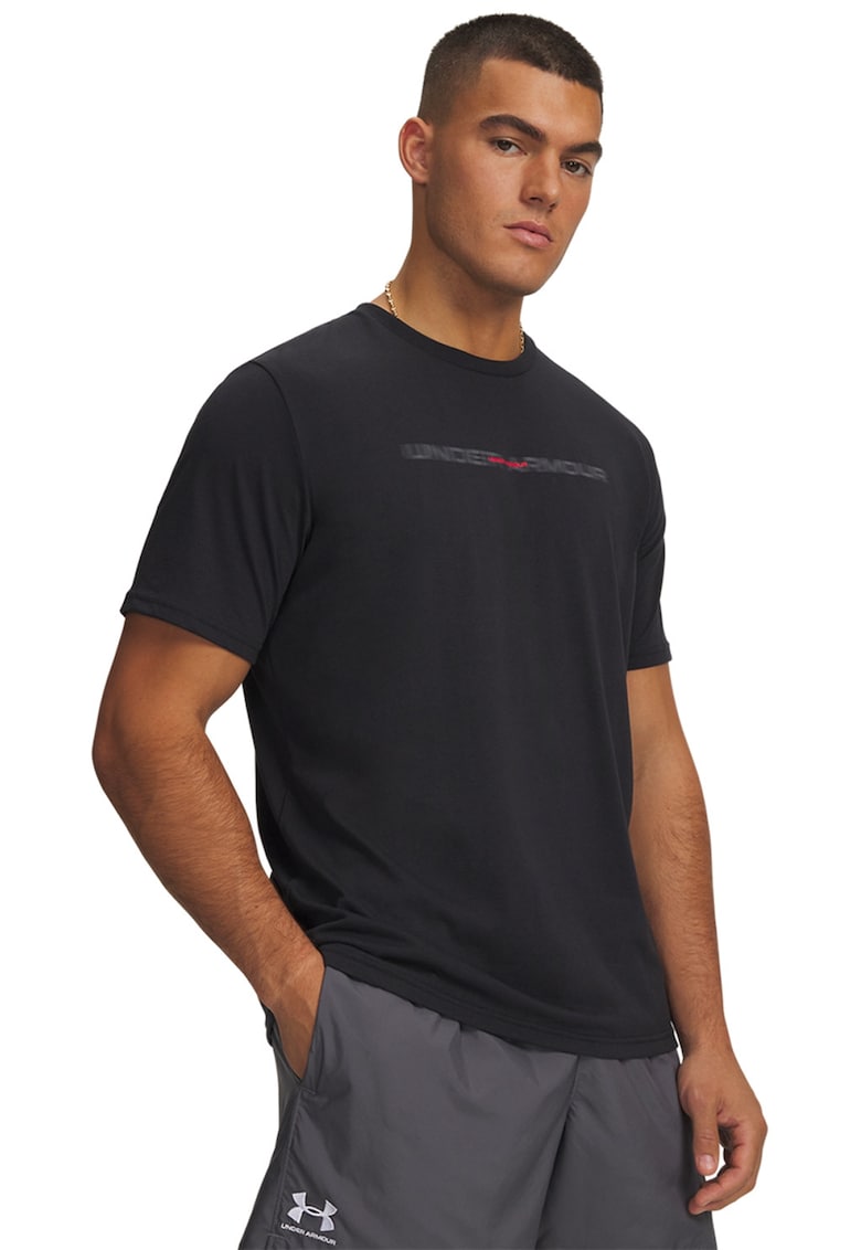 Tricou lejer Blur Wordmark - Rosu/Negru