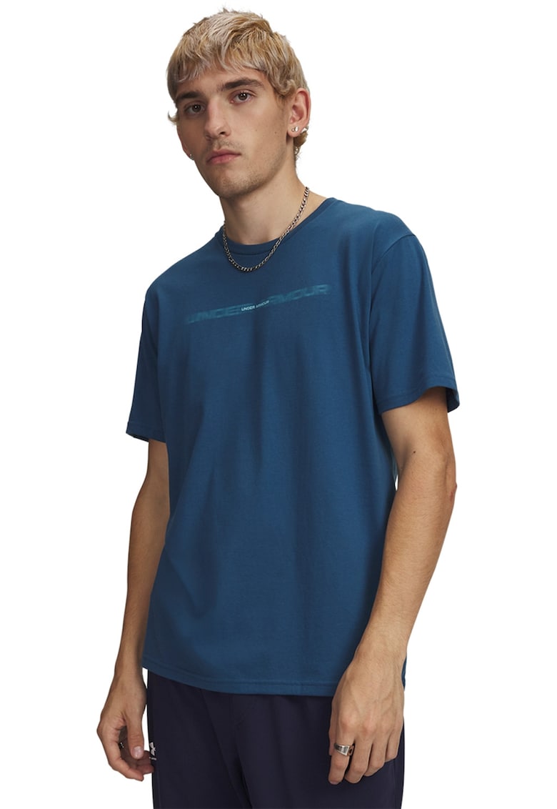 Tricou lejer Blur Wordmark - Albastru inchis