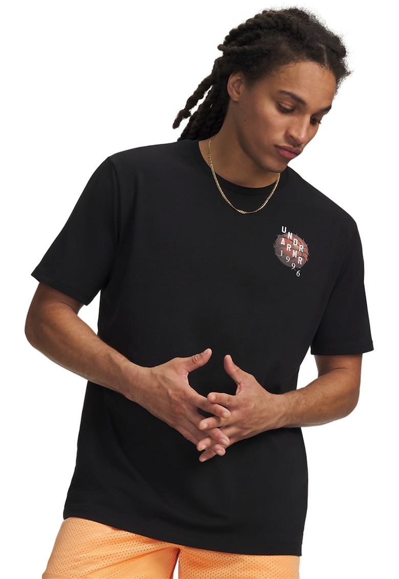 Tricou pentru baschet City Classic - Rosu/Negru/Alb optic
