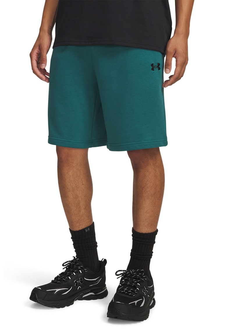 Pantaloni scurti din amestec de bumbac Rival - Verde feriga