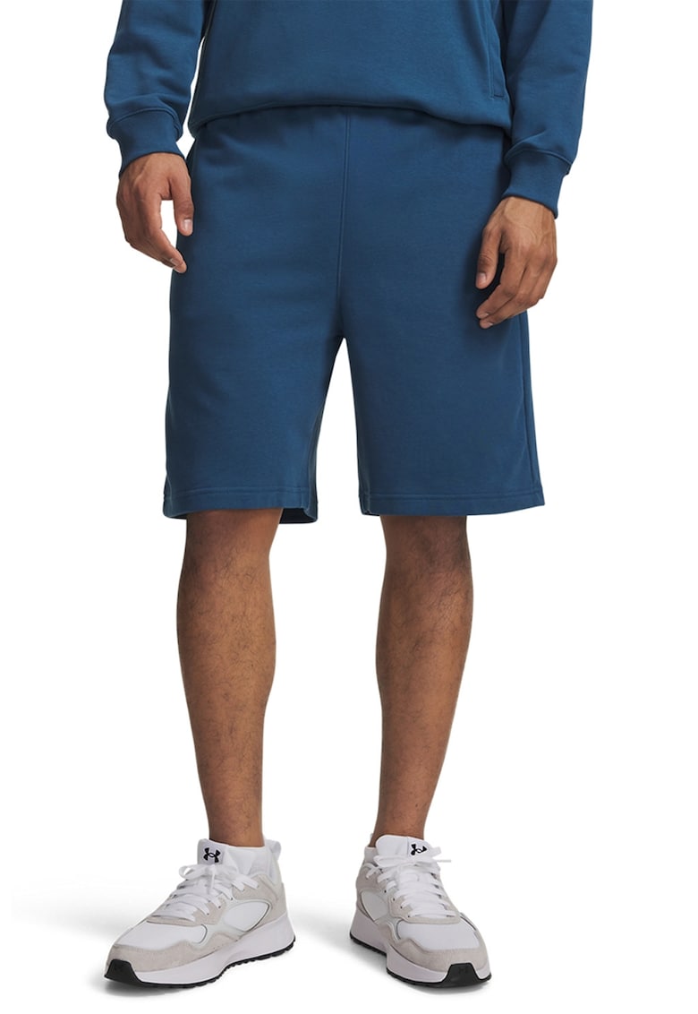 Pantaloni scurti din amestec de bumbac Rival - Negru/Albastru inchis