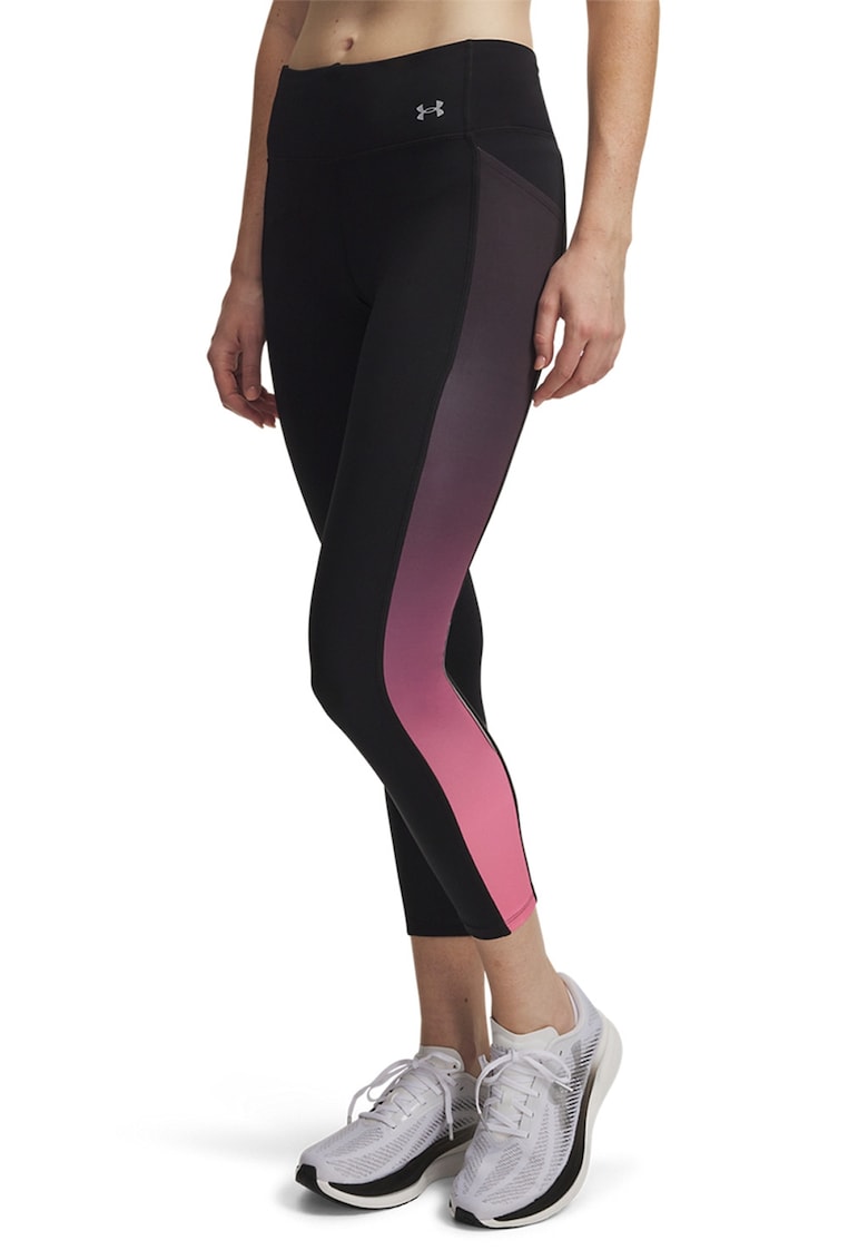 Colanti cu logo Velociti - Negru/Roz pastel