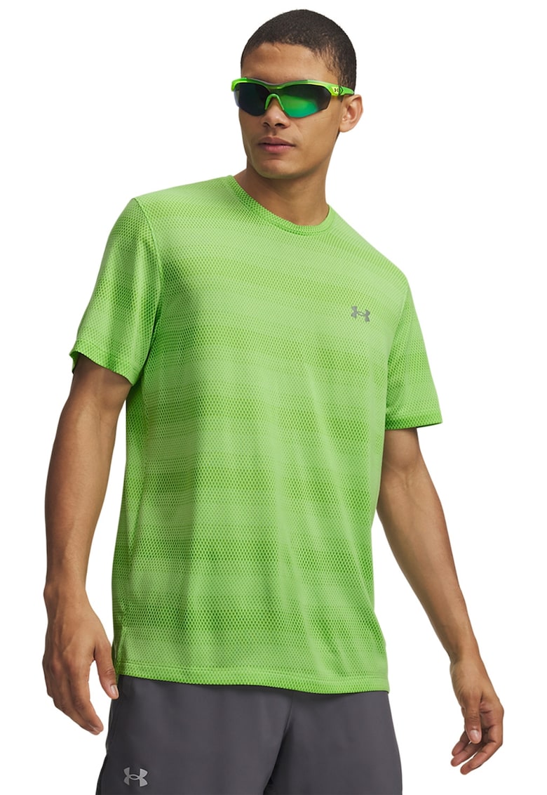 Tricou lejer pentru fitness Velociti - Verde electric