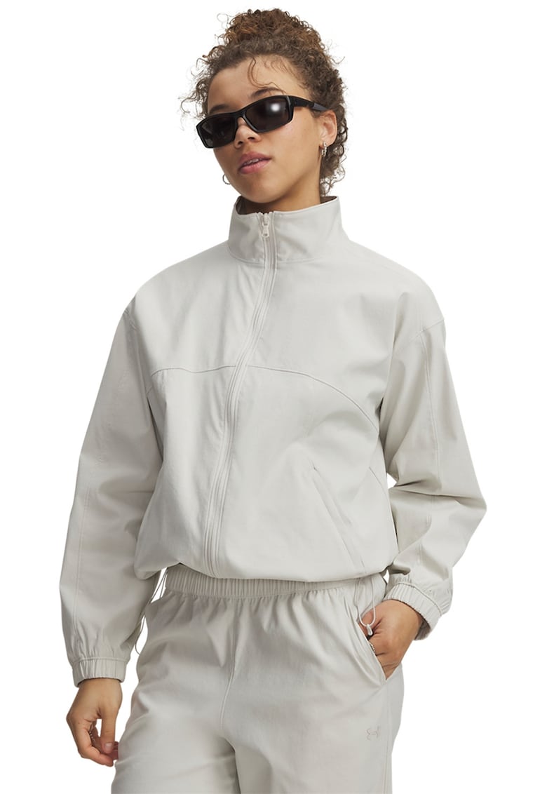 Jacheta usoara cu croiala lejera si mansete elastice Unstoppable Luna - Gri