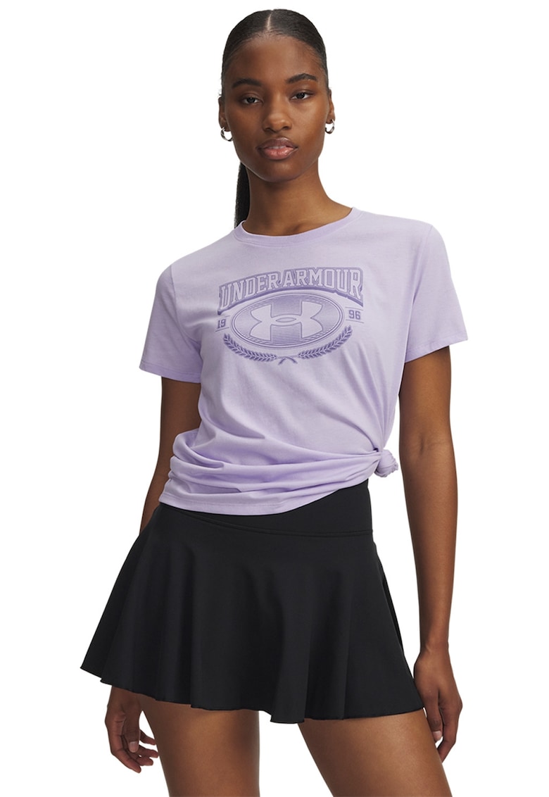 Tricou cu imprimeu logo Varsity - Liliac prafuit