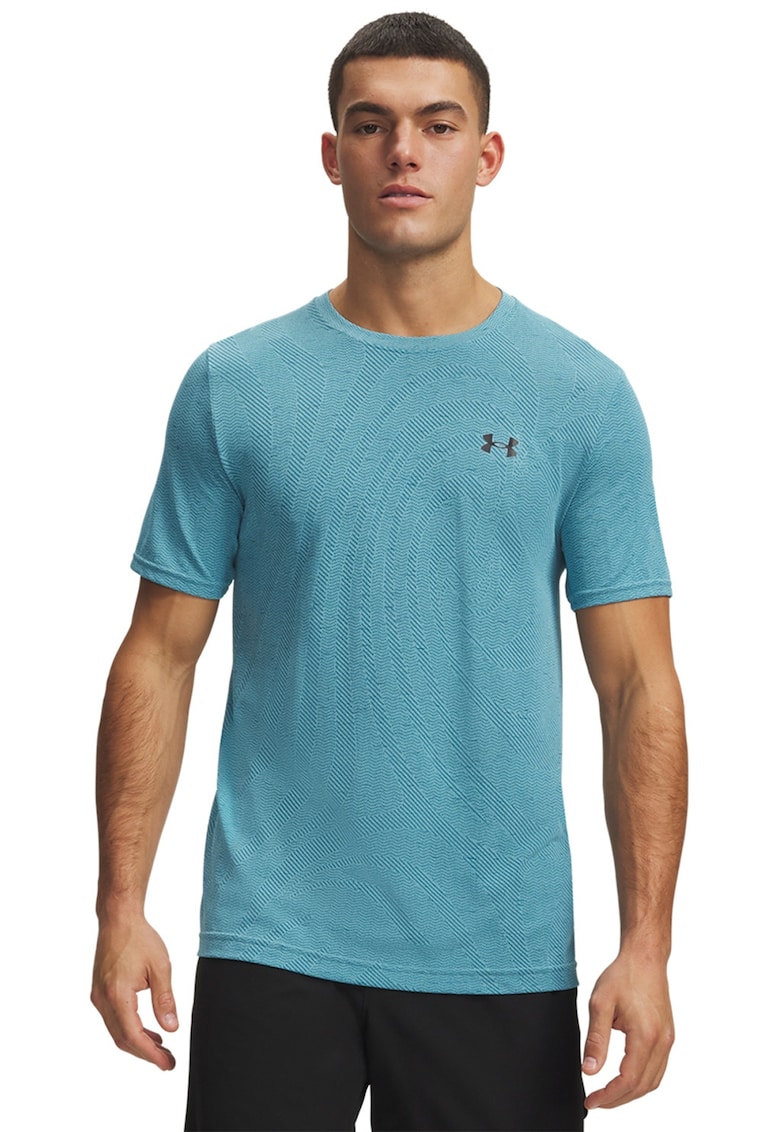 Tricou pentru antrenament - fara cusaturi Vanish Novelty - Albastru pastel