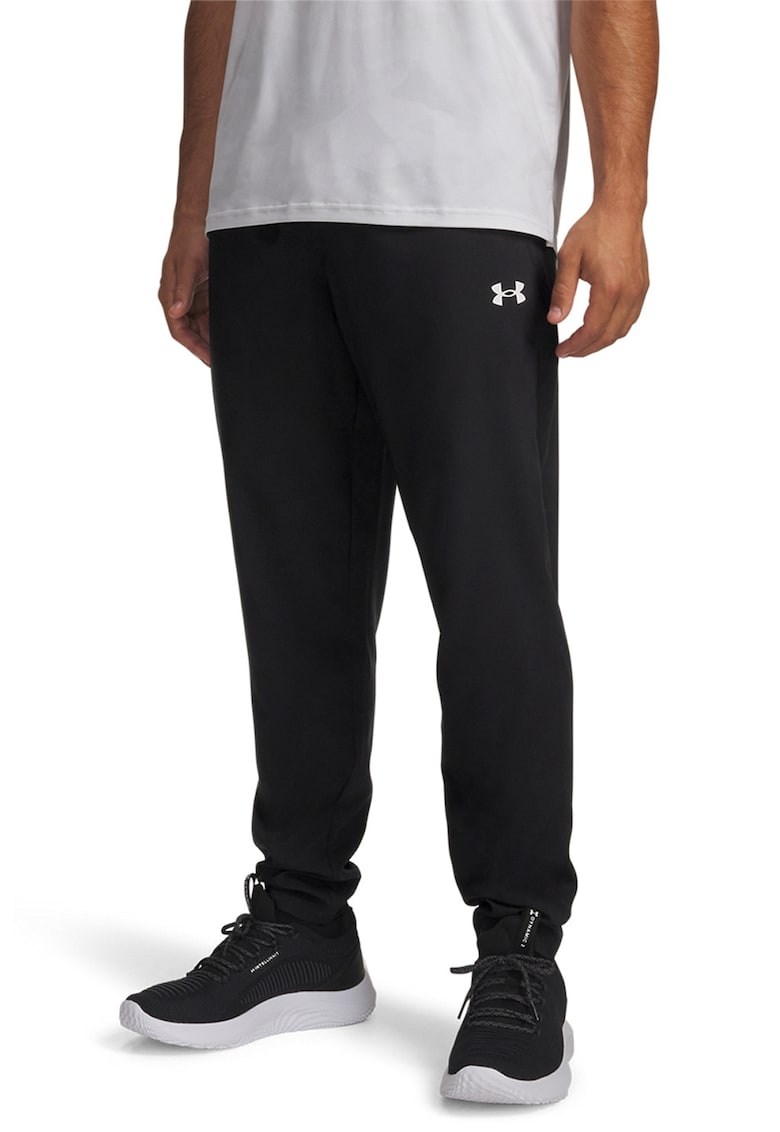 Pantaloni cu snur - penrtru fitness Vanish - Negru/Alb optic