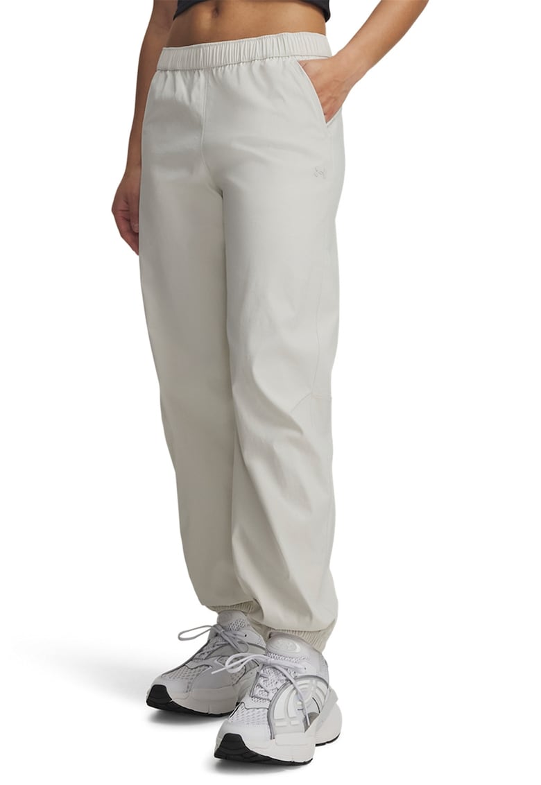 Pantaloni de trening cu talie joasa Luna - Gri deschis