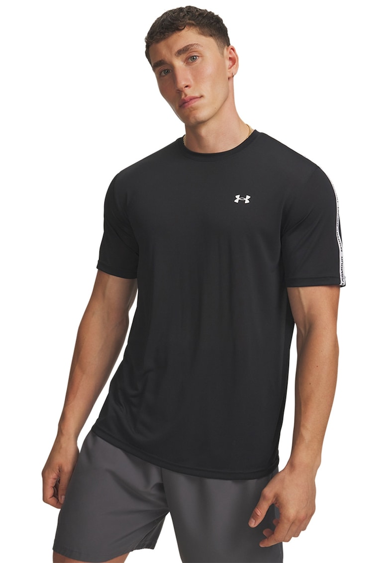 Tricou pentru antrenament Tech Taping - Negru/Alb optic