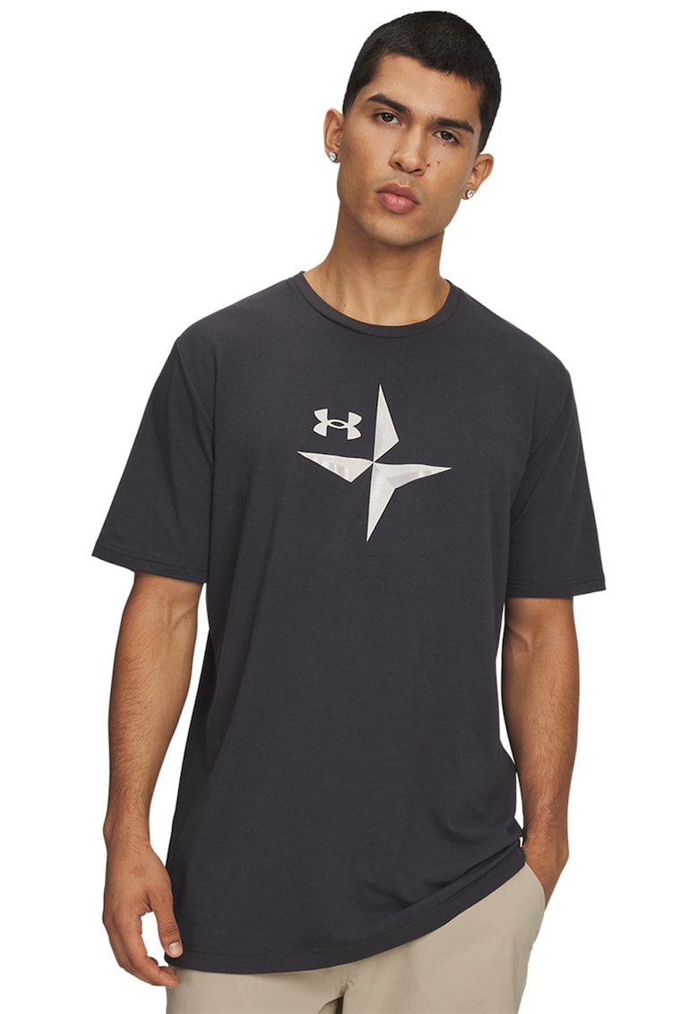 Tricou lejer pentru alergare pe teren accidentat Explor - Alb murdar/Gri antracit