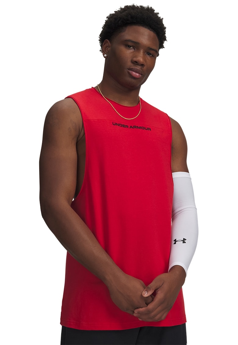 Top din amestec de bumbac - oentru baschet Hoops - Rosu/Negru