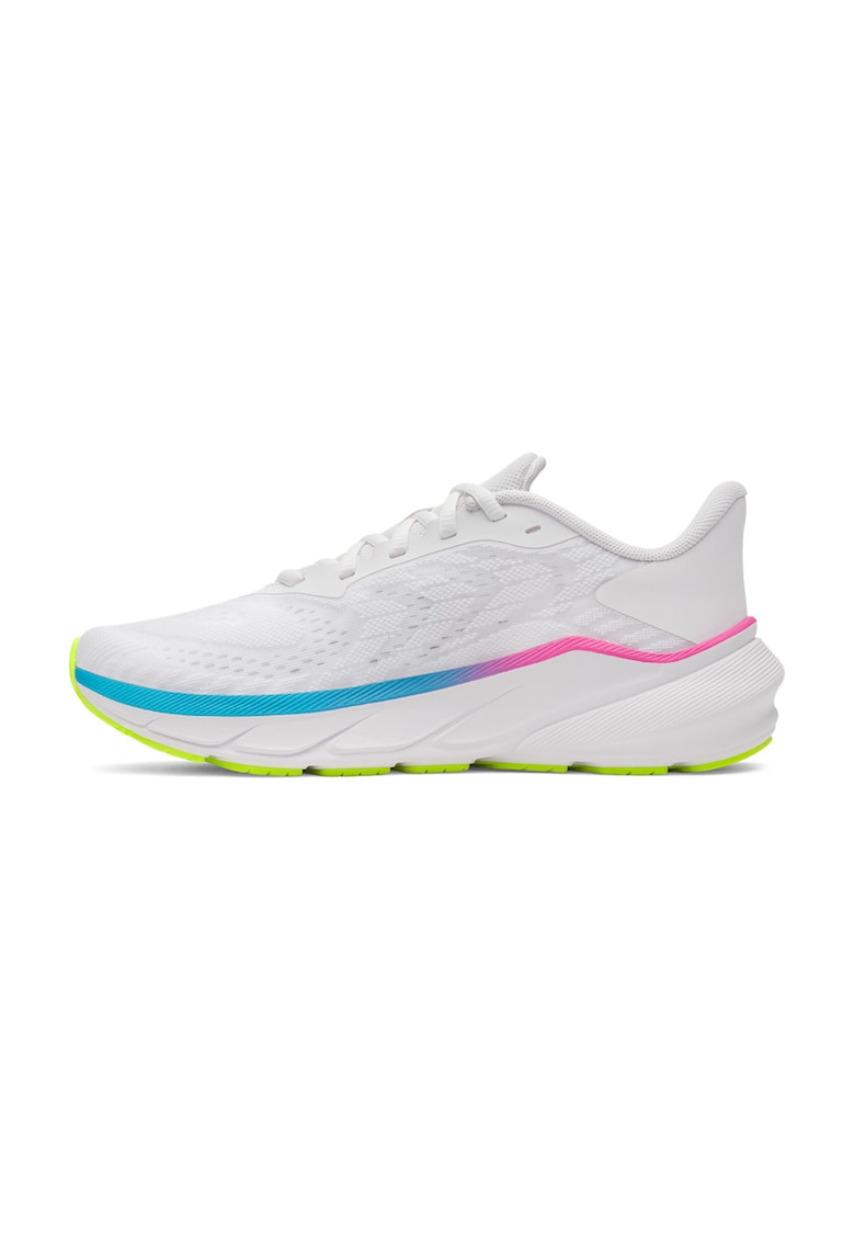 Pantofi sport UA Turbulence 3 pentru alergare - Alb/Verde neon/Albastru