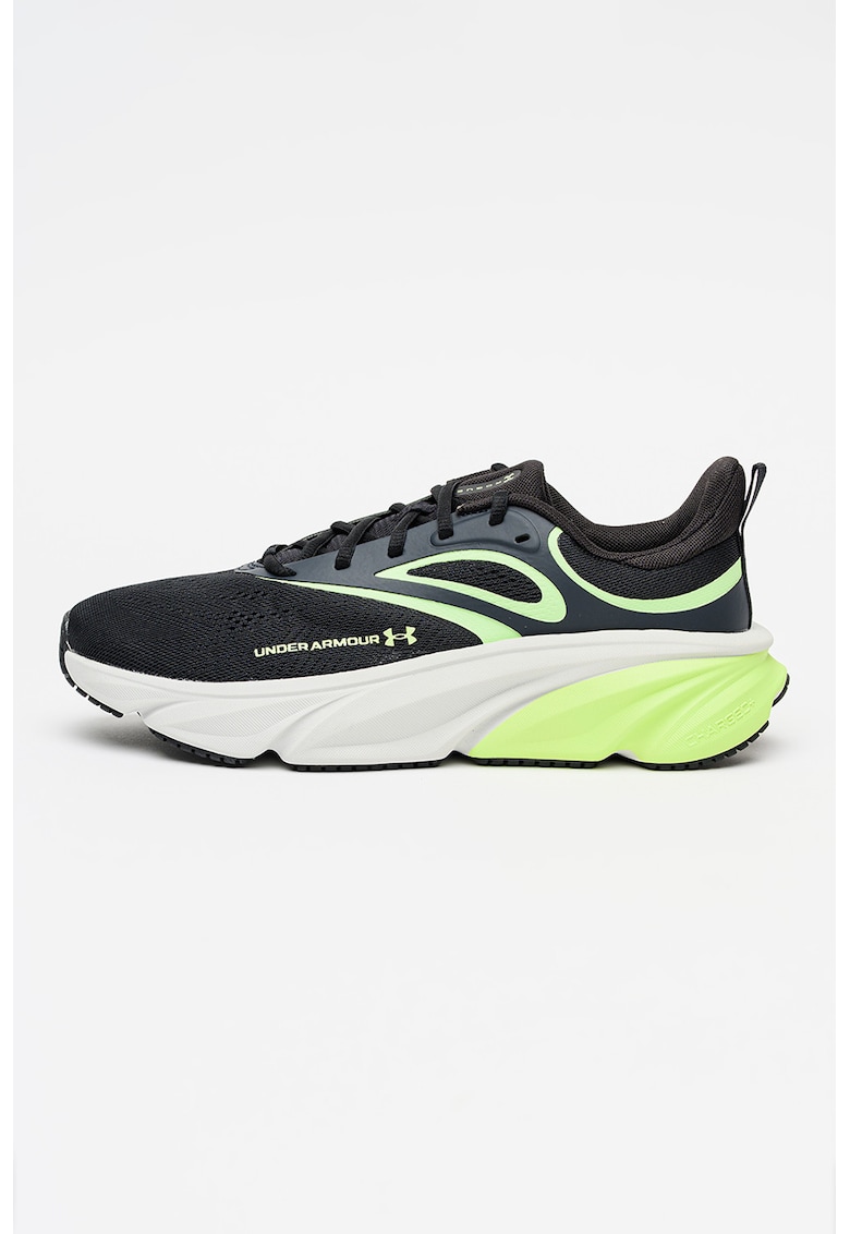 Pantofi din plasa Charged+ Rogue 6 pentru alergare - Negru/Verde electric