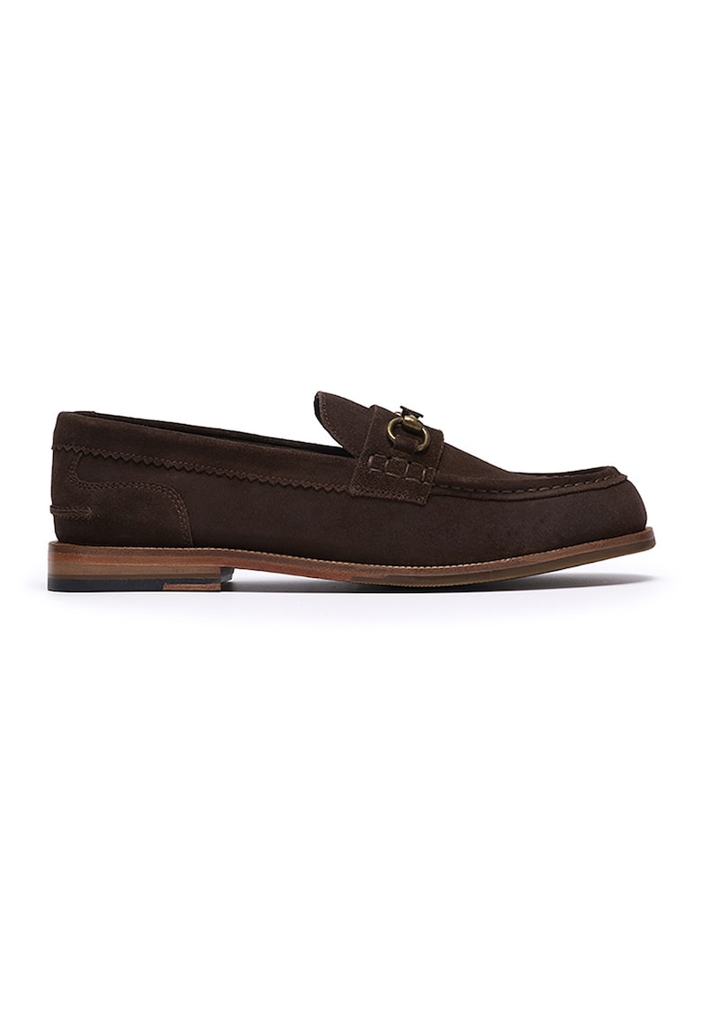 Pantofi loafer de piele intoarsa Craft James - Maro cognac