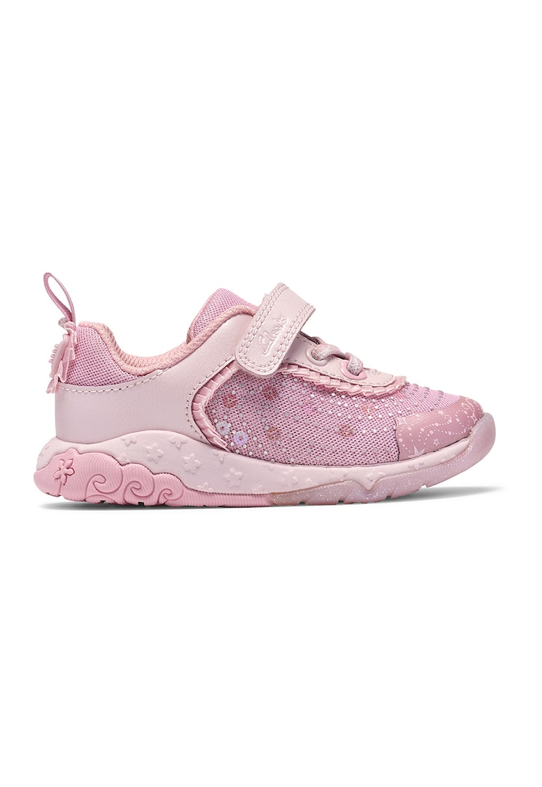 Tindal-Wish-T din material textil cu velcro - Roz deschis/Roz pastel