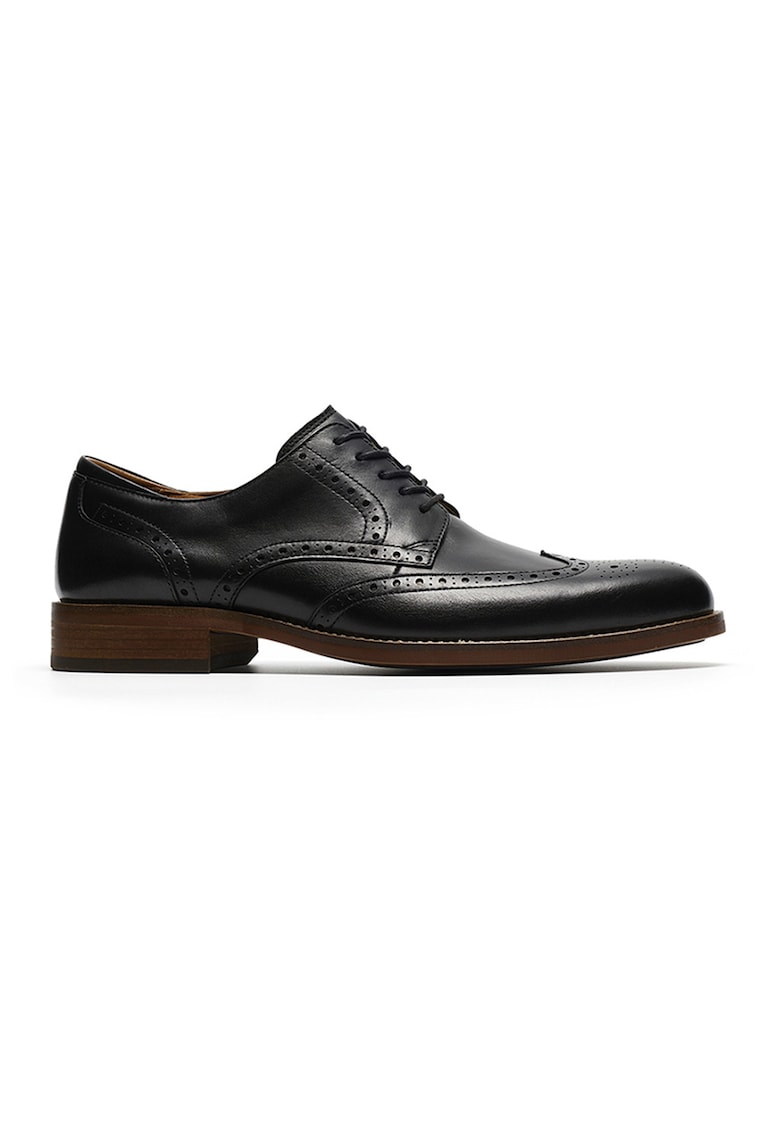Pantofi de piele cu sireturi Craftremi - Negru